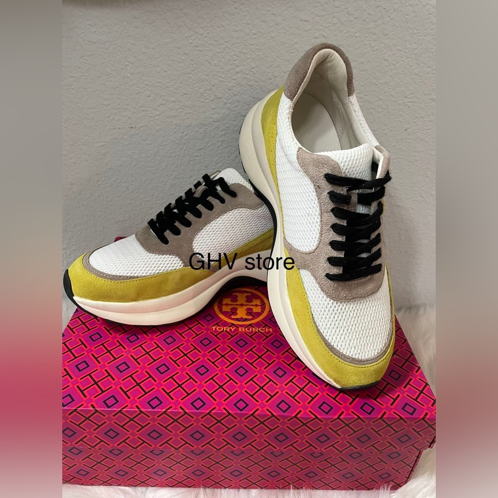 Tory Burch Kick Trainer Fashion Sneaker- Special Deal - Picture 6 of 8